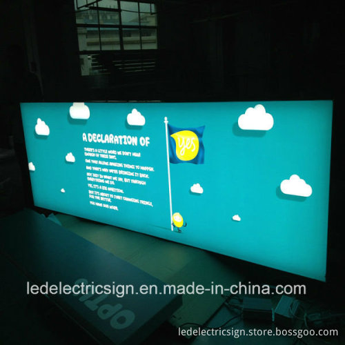 Frameless Tension Fabric Light Box